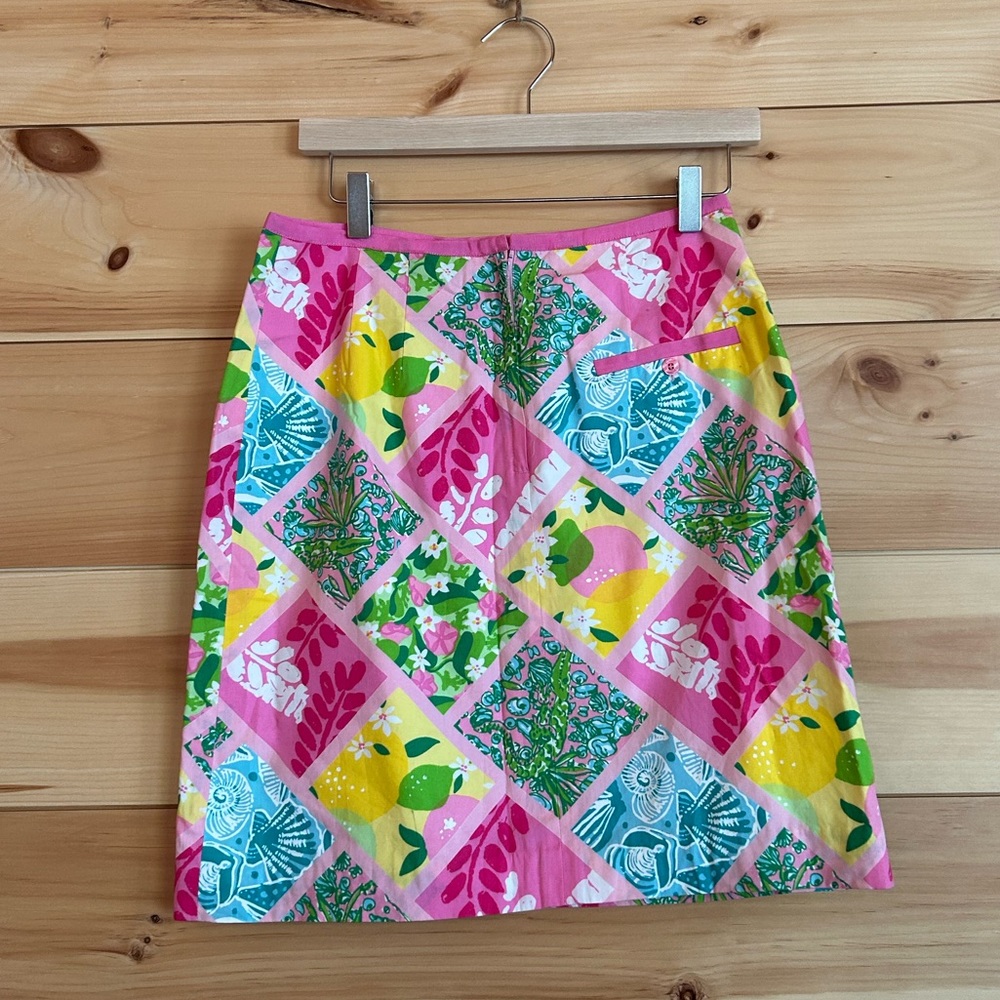 Lilly Pulitzer Patchwork Pattern Skirt - image 2